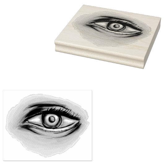 Sello de Madera Rubberstempel (Gestempeld)