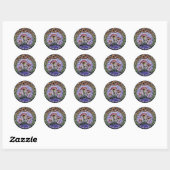 sello ronde sticker (Vel)