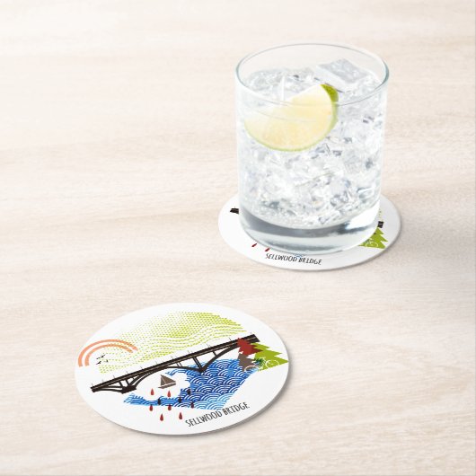 Sellwood Bridge Portland Onderzetter (Insitu)