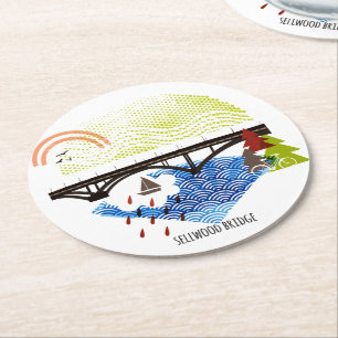 Sellwood Bridge Portland Onderzetter