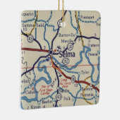 Selma AL  Map Keramisch Ornament (Rechts)
