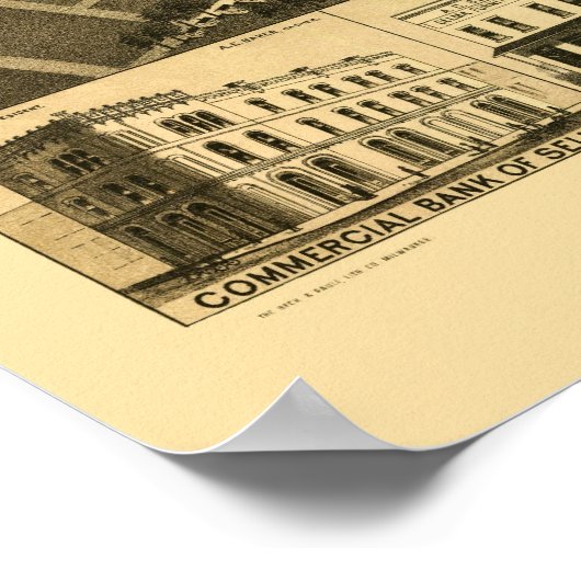 Selma, AL Panorama Map - 1887 Poster (Hoek)