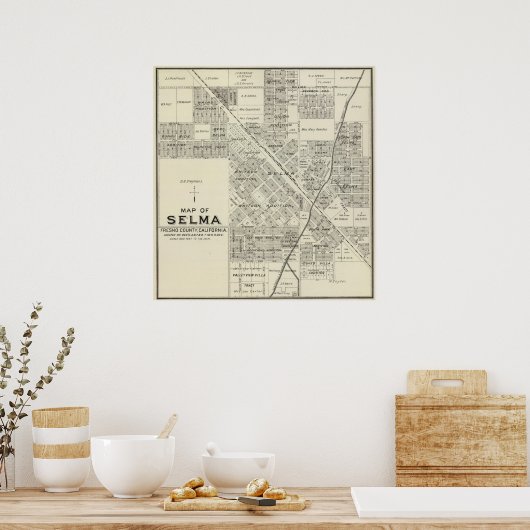 Selma, Californië Poster (Keuken)