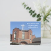 Selma First Christelijk Church Briefkaart (Staand voorkant)
