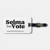 Selma uw stem dubbelzijdig Bagagelabel (Achterkant horizontaal)