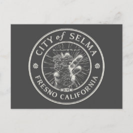 SELMA - VINTAGE VAN FRESNO CALIFORNIË BRIEFKAART