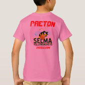 SELMA YELLOWJACKETS "SPELEN MET HART" BBALL TSHIRT (Achterkant)