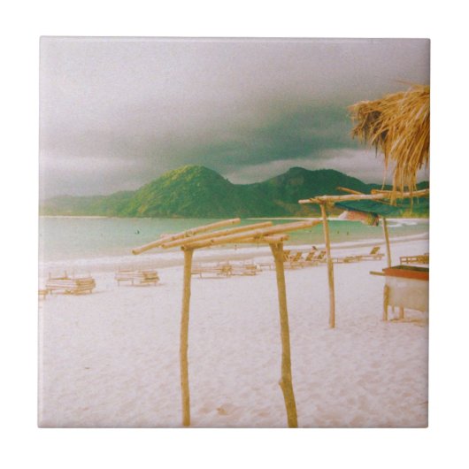 Selong Belanak Beach - Lombok - Indonesië Tegeltje (Voorkant)
