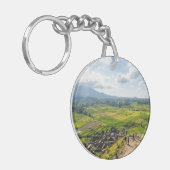 Selong Hill Sembalun Lombok Valley View Keychain (Voorkant Links)