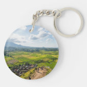 Selong Hill Sembalun Lombok Valley View Keychain (Achterkant)