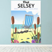 Selsey West Sussex England Canvas Afdruk (Insitu (Houten vloer))