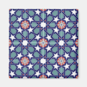 Seltsjoek Rijk Tegel Pattern Magneet