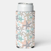 Seltzer-Koelbox, naadloos patroonstaal Seltzer Blikjeskoeler (Seltzer Achterkant)