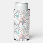 Seltzer-Koelbox, naadloos patroonstaal Seltzer Blikjeskoeler (Seltzer Voorkant)