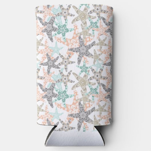 Seltzer-Koelbox, naadloos patroonstaal Seltzer Blikjeskoeler (Voorkant)