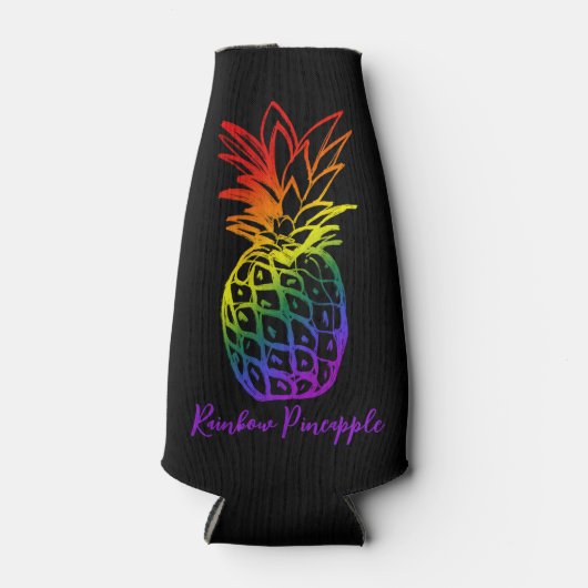 Seltzer Koelbox regenboog ananas Flesjeskoeler (Voorkant)