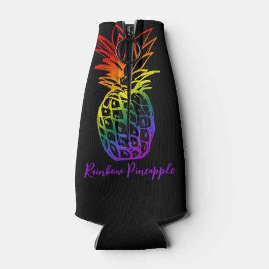 Seltzer Koelbox regenboog ananas Flesjeskoeler (Achterkant)
