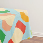 Seltzer sodablikken met patroon geïllustreerde zom tafelkleed (Voorbeeld)