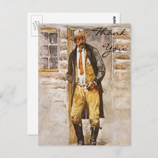 Seltzer's Sheriff Briefkaart (Voorkant / Achterkant)