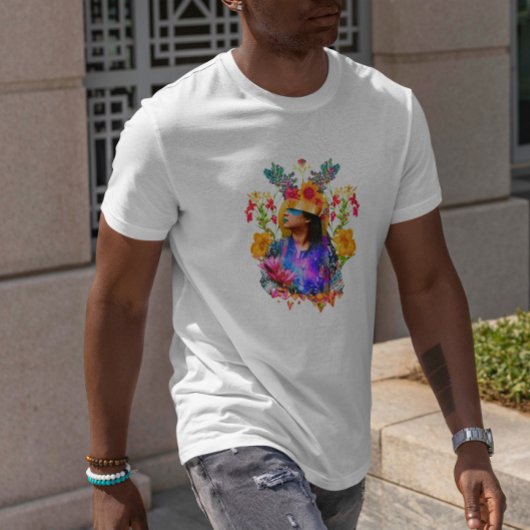 Selvatic Flowers Girl T-shirt