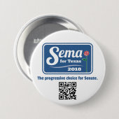 Sema voor Texas 2018 3-inch Button (Voorkant /achterkant)