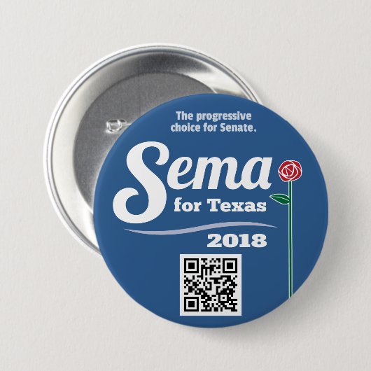 Sema voor Texas 2018 3-inch Button (Voorkant /achterkant)