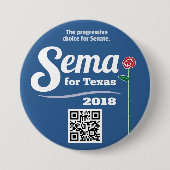 Sema voor Texas 2018 3-inch Button (Voorkant)