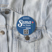 Sema voor Texas 2018 3-inch Button (In situ)