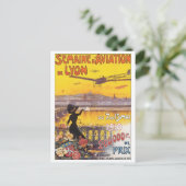 Semaine D'Aviation de Lyon Briefkaart (Staand voorkant)