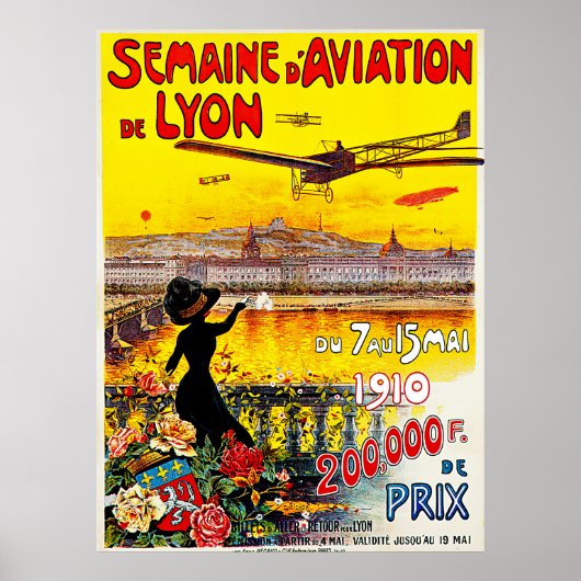 Semaine d'Aviation de Lyon Poster (Voorkant)