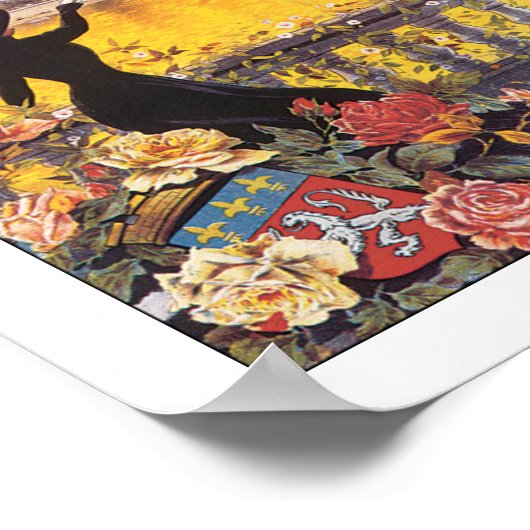 Semaine d'Aviation de Lyon Poster (Hoek)