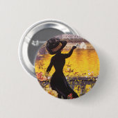 Semaine d'Aviation de Lyon Ronde Button 5,7 Cm (Voorkant /achterkant)