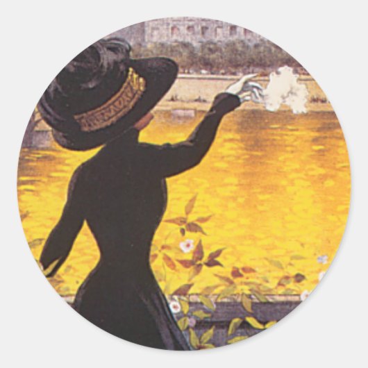 Semaine d'Aviation de Lyon Ronde Sticker (Voorkant)