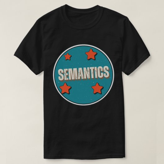 Semantiek T-shirt (Design voorkant)