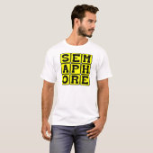 Semaphore, manier van woordloze communicatie t-shirt (Voorkant volledig)