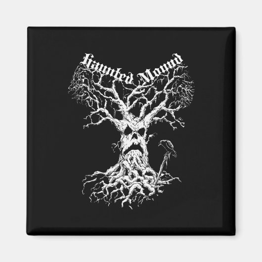 Sematary Merch. Ontwerp een spookboom. spookheuvel Magneet (Voorkant)