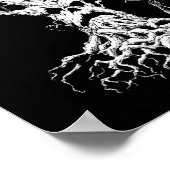 Sematary Merch. Ontwerp een spookboom. spookheuvel Poster (Hoek)