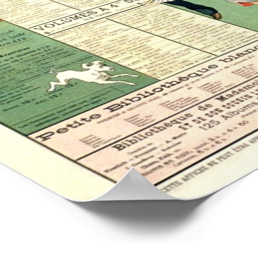 Semeghini Defendi 1889  Frans Adverteren Poster (Hoek)