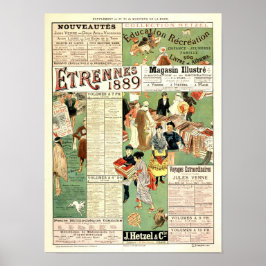 Semeghini Defendi 1889  Frans Adverteren Poster