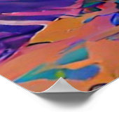 Semi Abstract schilderen van het Colorado Landscap Poster (Hoek)