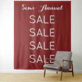 Semi Annual Sale Retail Banner Customizable Mall Wandkleed (In situ)