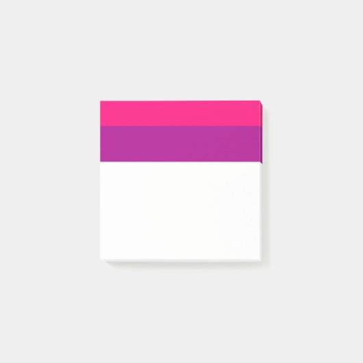 Semi Bisexual Pride Flag  Post-it® Notes (Voorkant)