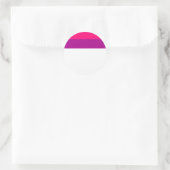 Semi Bisexual Pride Flag  Ronde Sticker (Tas)