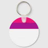 Semi Bisexual Pride Flag Sleutelhanger (Voorkant)