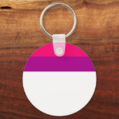 Semi Bisexual Pride Flag Sleutelhanger (Voorkant)