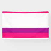 Semi Bisexual Pride Flag Spandoek (Horizontaal)