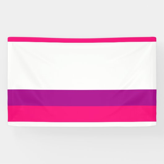 Semi Bisexual Pride Flag Spandoek (Horizontaal)