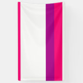Semi Bisexual Pride Flag Spandoek (Verticaal)