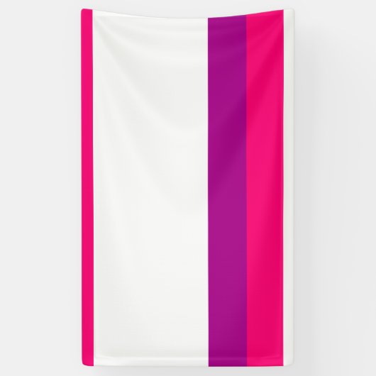 Semi Bisexual Pride Flag  Spandoek (Verticaal)