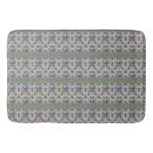 Semi Circle Abstract Uitgerold Bath Mat (Voorkant)